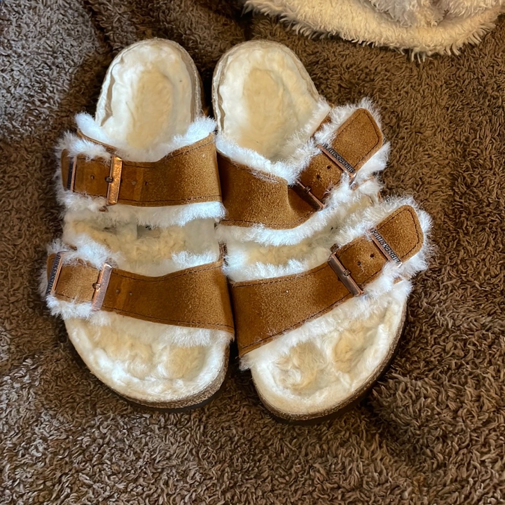 Arizona Shearling Birkenstocks